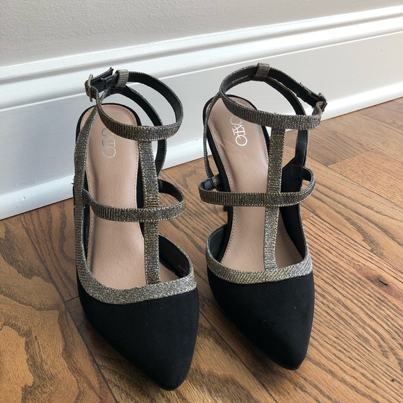 CATO BlackSilver Pumps runs a bit smaller size - Picture 5 of 6